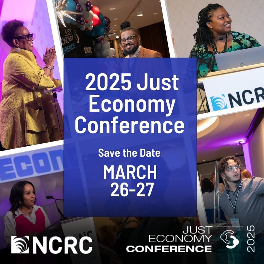 2025 Just Economy Conference graphic